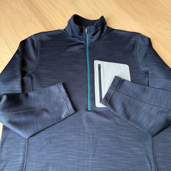 Stio Gannett Peak Half Zip Fleece Pullover Women's XL Blue Lightweight Outerwear - Picture 4 of 10